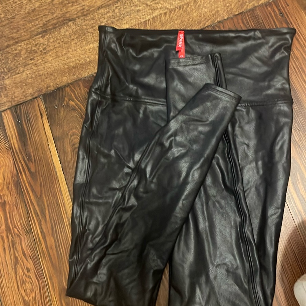 Spanx Faux Leather Leggings